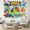 Custom Name The Wiggles Print Tapestry, Backdrop, Easy Setup, Ideal for Bedroom, Office & Living Room, with Aesthetic Wall Hanging Decor.