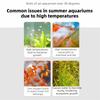Adjustable Aquarium Wall Fan 180° Rotation Fish Tank Cooler  20 Mm Tank Thickness