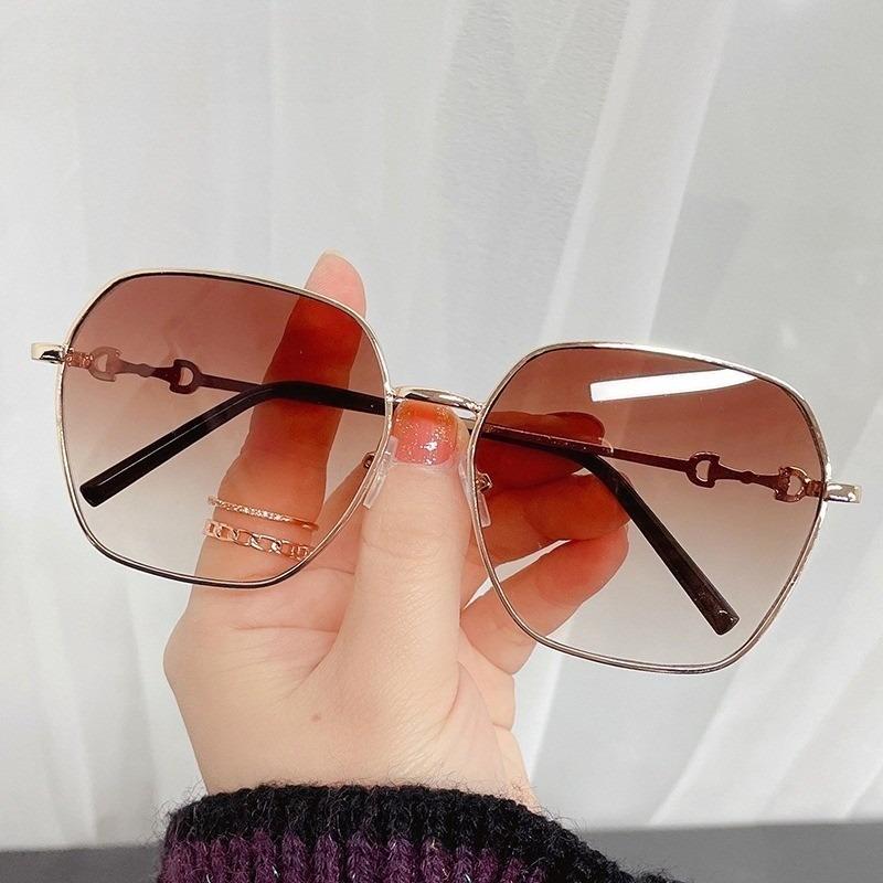 Ochelari de soare Instagram pentru femei Nouă culoare gradient Ediție coreeană Ochelari de soare la modă rezistenți la UV