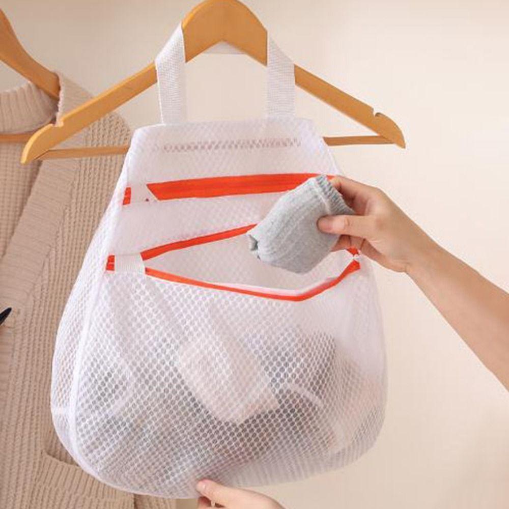 Anti-Deformation Laundry Wash Bags Double Layer Underwear Washing Bags Practical Mesh Bag for Home