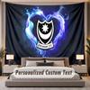 Custom Name Text Tapestry Portsmouth FC Personalized Polyester Wall Tapestry For Bedroom And Room