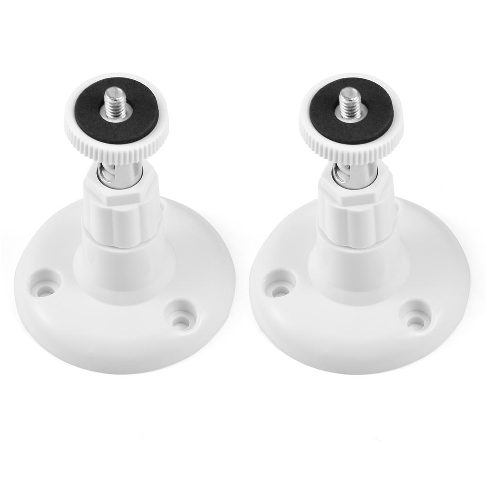 2pcs 360 Degree Rotatable Security Camera Indoor Outdoor Wall Metal Bracket Mount