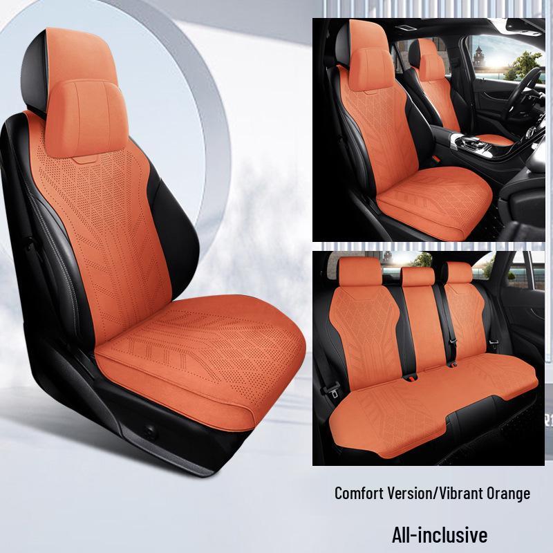 Universal Leopard 8 Breathable Seat Covers for 2025 Fangchengbao 5-Seater – All-Season Titanium 3 Cushions