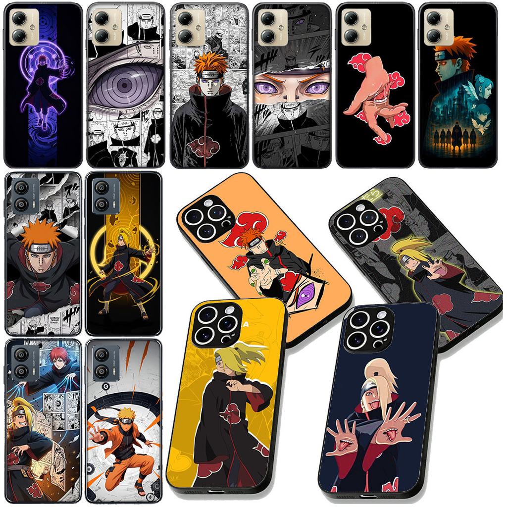 Akatsuki Pain Naruto Deidara Phone Case for Samsung Galaxy S22 S21 S20 FE Ultra Plus A35 A36 A37 A33 A34 A04 A71 Soft Cover