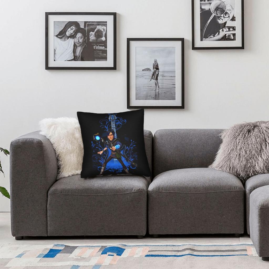 Trollhunters Tales Of Arcadia Federa Cuscino Copricuscino alla Moda Federe Personalizzate per Divano Divanetto Camera da Letto