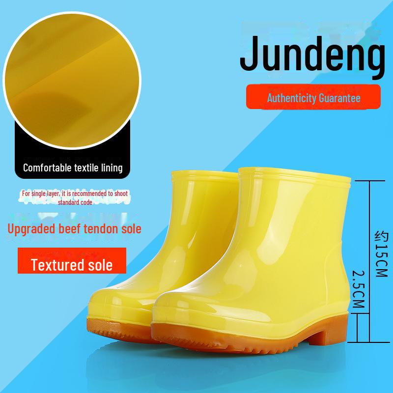 Tendon Sole Unisex White Waterproof Non-Slip Rubber Hygiene Boots for Medium and High Food Safety and Farm Work.