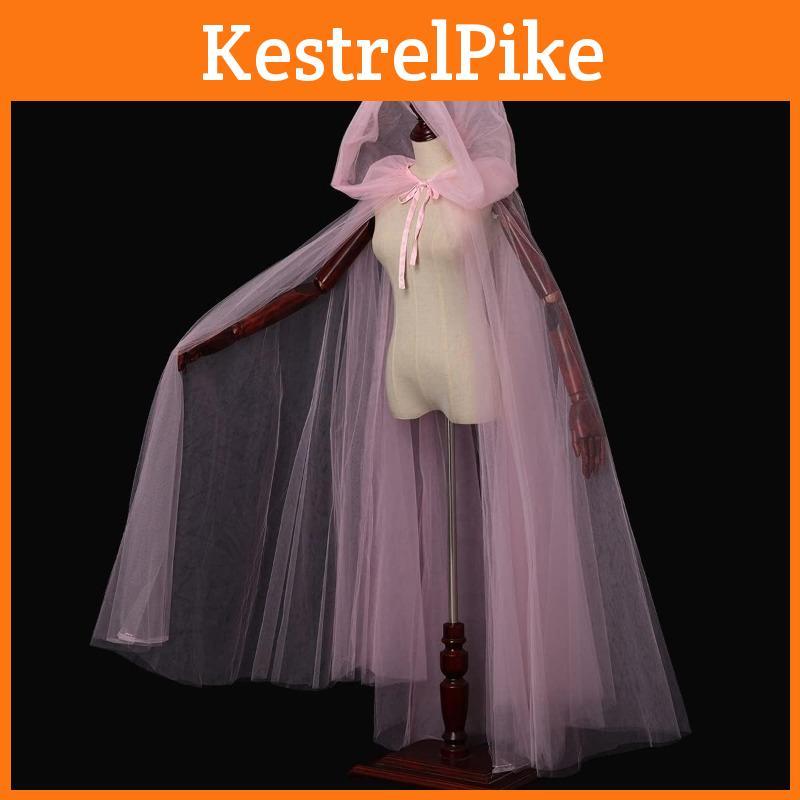 Nový Síťovaný Plášť Halloweenský Plášť S Kapucí Pro Unisex Cosplay A Kostýmové Večírky