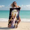Personalized Customized Proof Beach Towel with Sailor Moon Pattern - Soft, Absorbent,quick-drying,perfect Swimming,camping&bathing