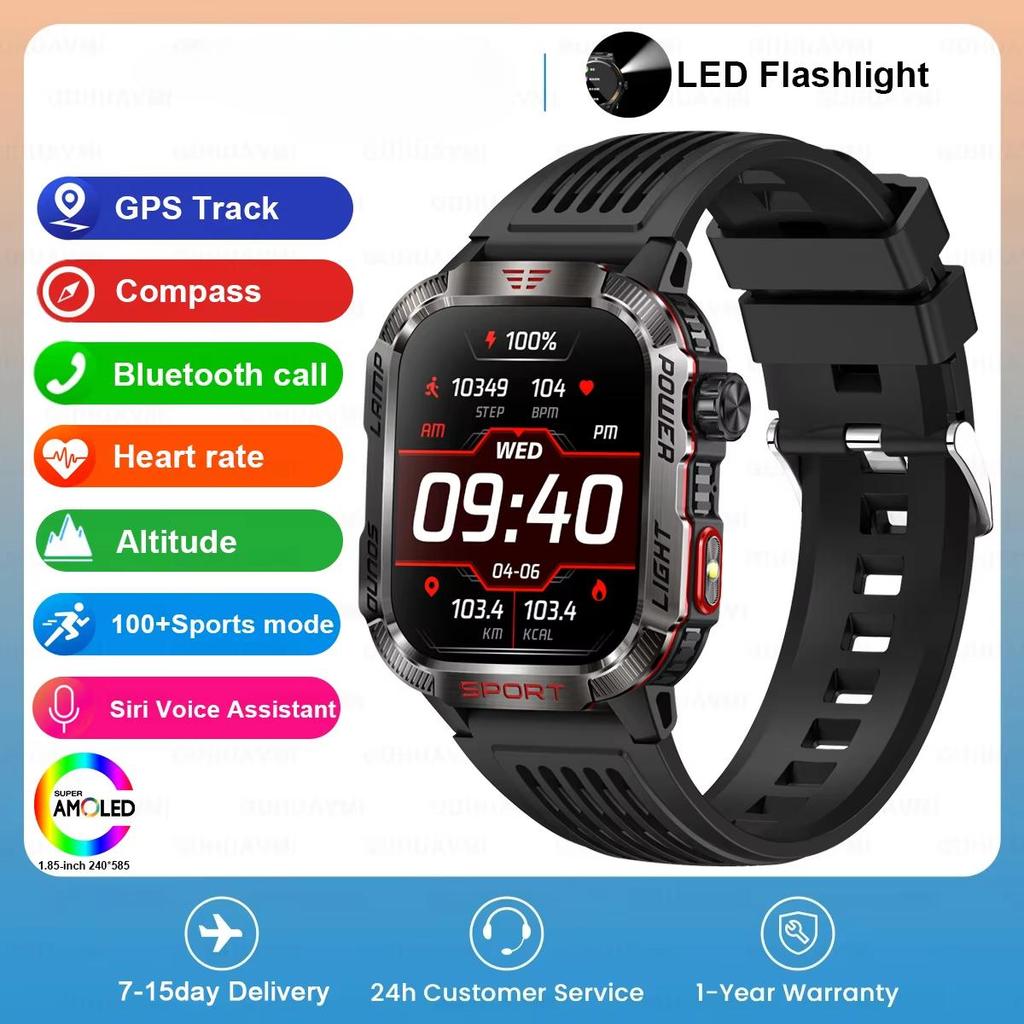 2025 New GPS Outdoor Professional Sports Smart Watch Men Women Heart Rate BT Call 3ATM Waterproof Swimming Fitness Smartwatches