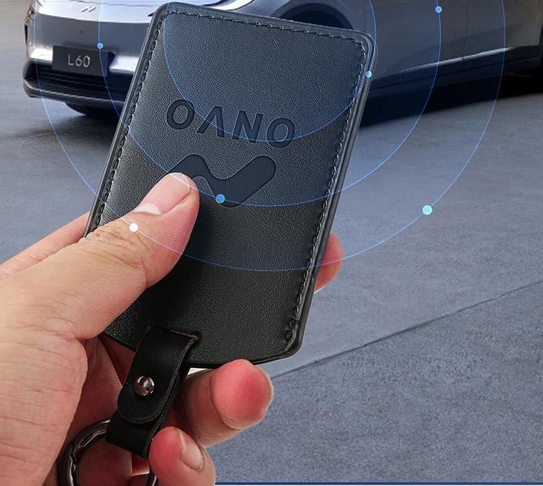 Letao L60 Card Key Case 2025 NIO L90 Car NFC Smart Leather Protective Buckle.