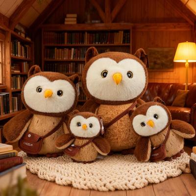 Maillard Eulen Kuscheltier: Süße Cartoon-Eulenpuppe Geschenk für Kinderfest