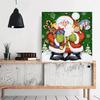 huacan 5D Diamond Painting Drills Santa Claus Diamond Embroidery Cross Stitch Christmas Picture Rhinestones Diamond Mosaic Art