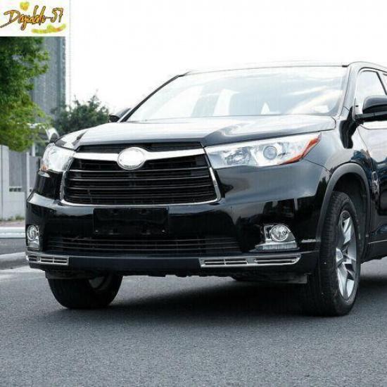 For Toyota Highlander 2014-2016 Front Bumper Corner Fog Light Lower Cover Trim