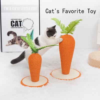 Carrot Shaped Pet Cat Toy Cat Climbing Frame Cat Grabbing Board