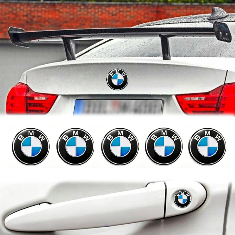 4pcs For BMW X1 X2 X3 X5 X4 X6 X7 G30 G20 G32 G11 G12 F40 F30 F20 F10 F34 Car Door Lock Keyhole Stickers Anti-blocking Decals