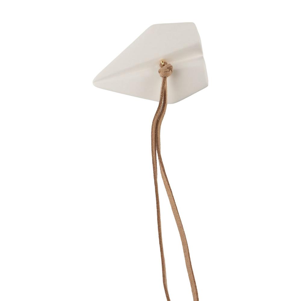 Paper Airplane Car Rearview Mirror Pendant Aroma Diffuser Stone Car Hanging  Gift