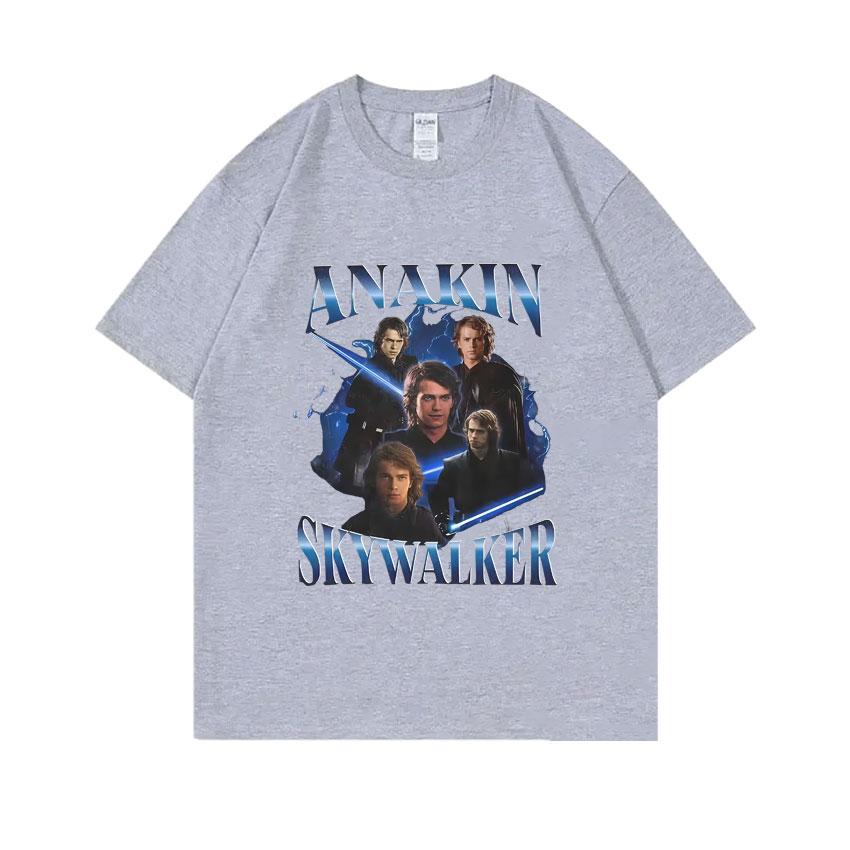 Limited Anakin Skywalker Tshirt Unisex Women Casual Cotton T Shirts Unisex Fashion Oversized Streetwear Male Vintage Cool Tshirt