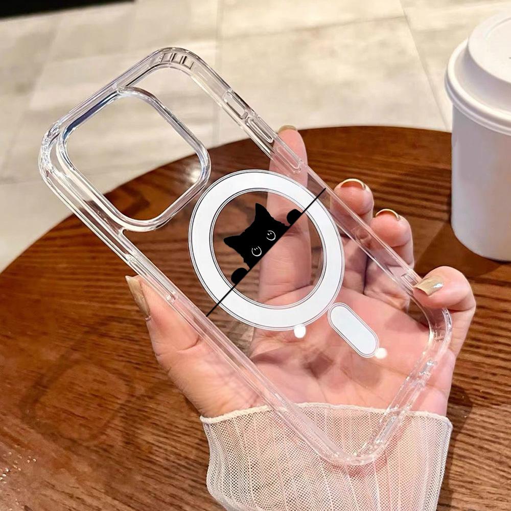 Magnetic Phone Case for iPhone 12 14 16 17 Pro 17 16 15 14 13 12 Pro Max  12 13 14 15  16 High Quality Shockproof Shell Full Protection Cute Style