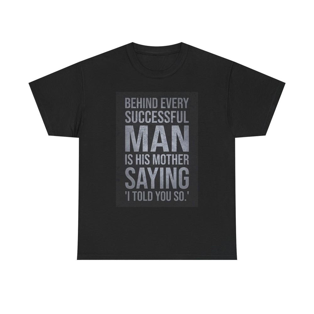 Funny Mom Son Graphic T Shirt Comedy Jokes Humor Unisex Heavy Cotton Tee Unisex T-Shirt XXL