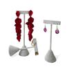 Ins Velvet Earrings Display Rack T-Shape Earrings Display Stand Earrings Holder Photo Props