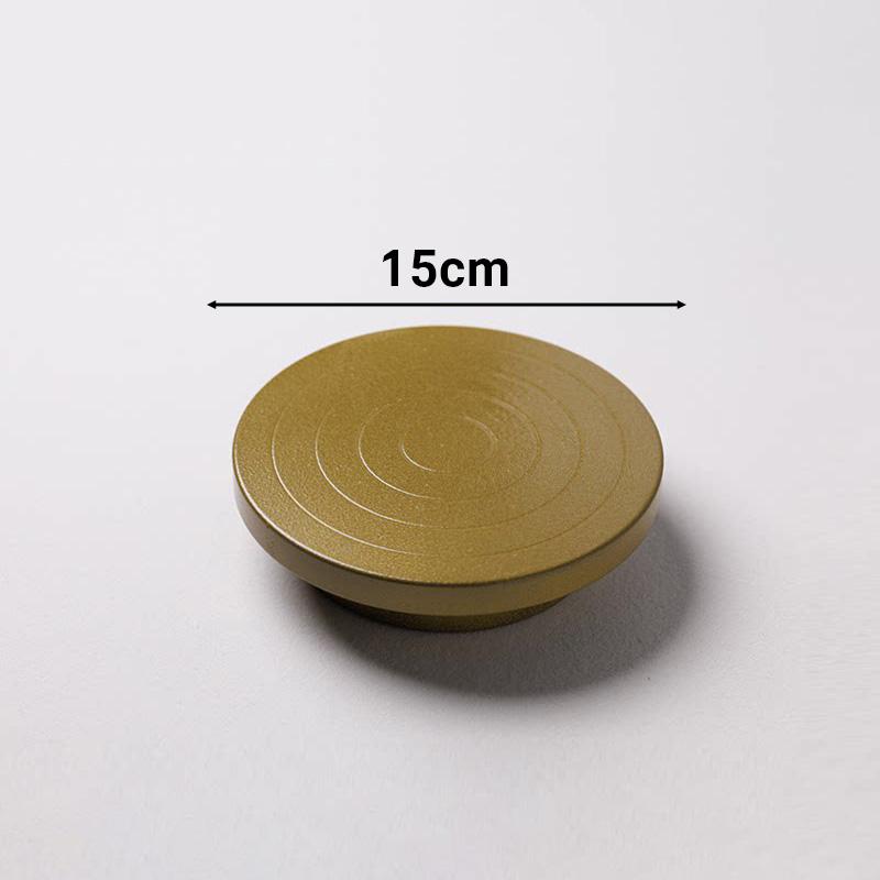 11/15/20/25/30cm Pottery Wheel Aluminum Turntable Clay Tools Double-Sided Cake Pottery Turntable Sculpture Ceramics Cake Stand