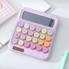 High Sensitivity Button 12 Digit Calculator Candy Colored Calculator  Student Stationery