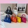 Trend Fashion Handbag Bag Design Solid Color Simple Single Shoulder Crossbody Bag Womens Bag