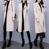 Woolen Coat Mid-length Loose Coat Korean Style Trendy Autumn and Winter Thickened Large Size Women's Woolen Coat