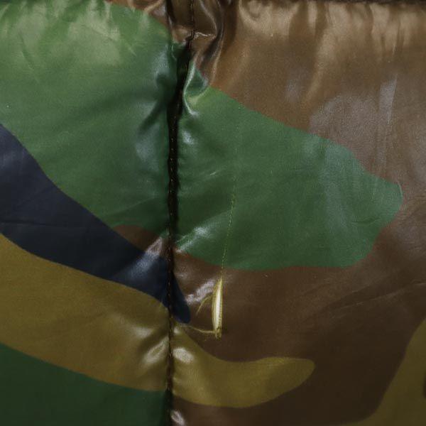 STUSSY camouflage Down jacket M Khaki Men's Used