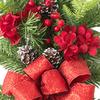 Christmas Swag Convenient Ornament Artificial Wreath for Garden Home Room
