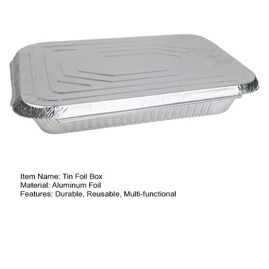 Tin Foil Box Oven Air Fryer Aluminum Plate Cake Mold Food Baking