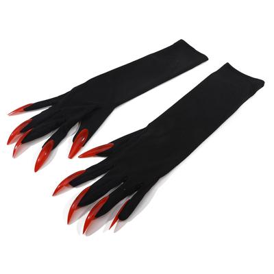 Halloween Gloves Long Section Ghost Claw Dress Up Gloves Party Funny Photography Props Long Nails Cosplay Halloween Funny Gloves