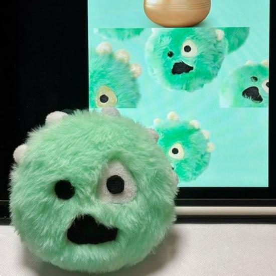 Cortisball Fluffy Plush Pom-Pom Pendant: Cute Hanging Chain Gift