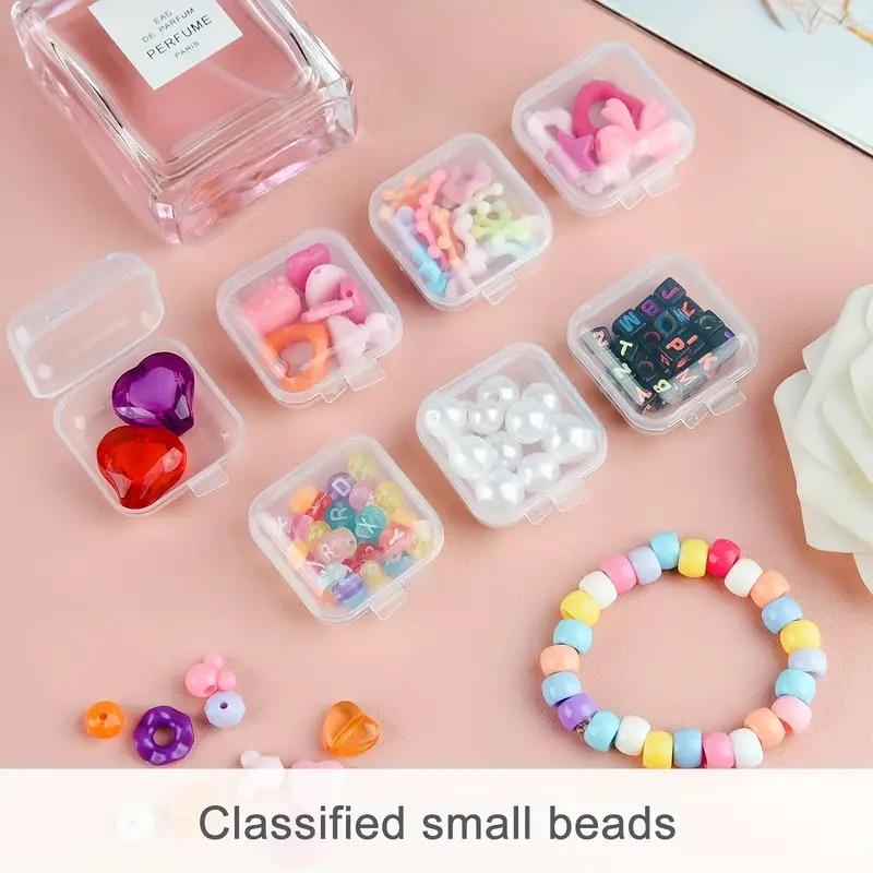 

30 Pack Mini Clear Jewelry Box Organizer With Hinged Lid, Anti Oxidation Transparent Jewelry Storage Holder, For Beads Jewelry E 30pcs