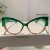 2026 Retro Cat Eye Glasses Frames Women Vintage Big Frame Computer Optical Eyeglasses Clear Lens Fashion Lady Spectacles