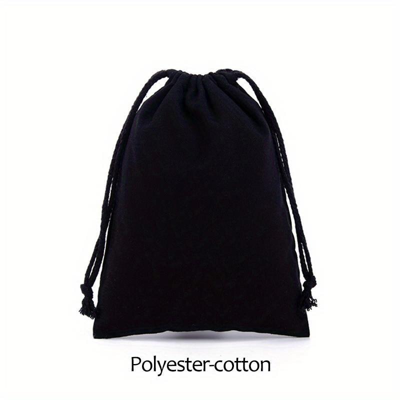 Хлопковая сумка для хранения на шнурке белые холщовые сумки для конфет подарочная упаковка многоразовые домашние мелочи пылезащитные мешки 25x32cm 598₽