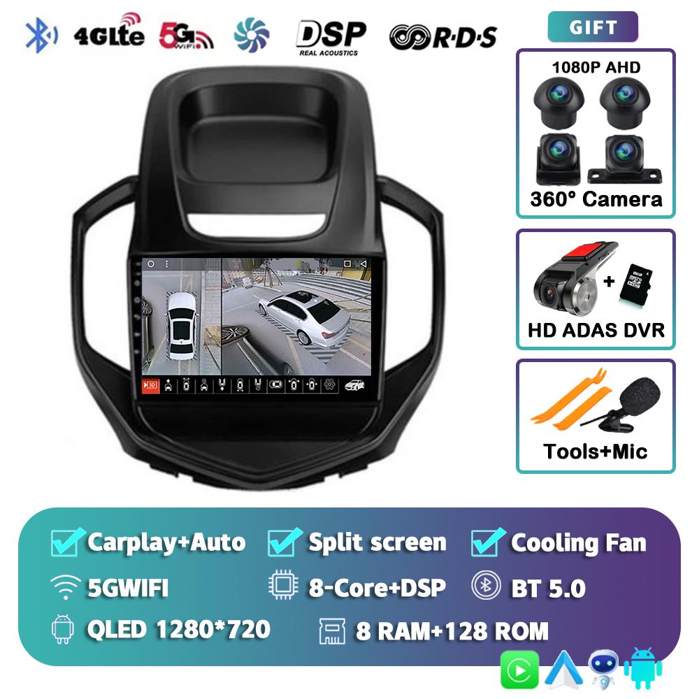 Android 14 Carplay Auto Car Radio 8 Core For Geely Jingang GC6 2016 - 2019 Multimedia Video Player Stereo Head Unit No 2 Din DVD