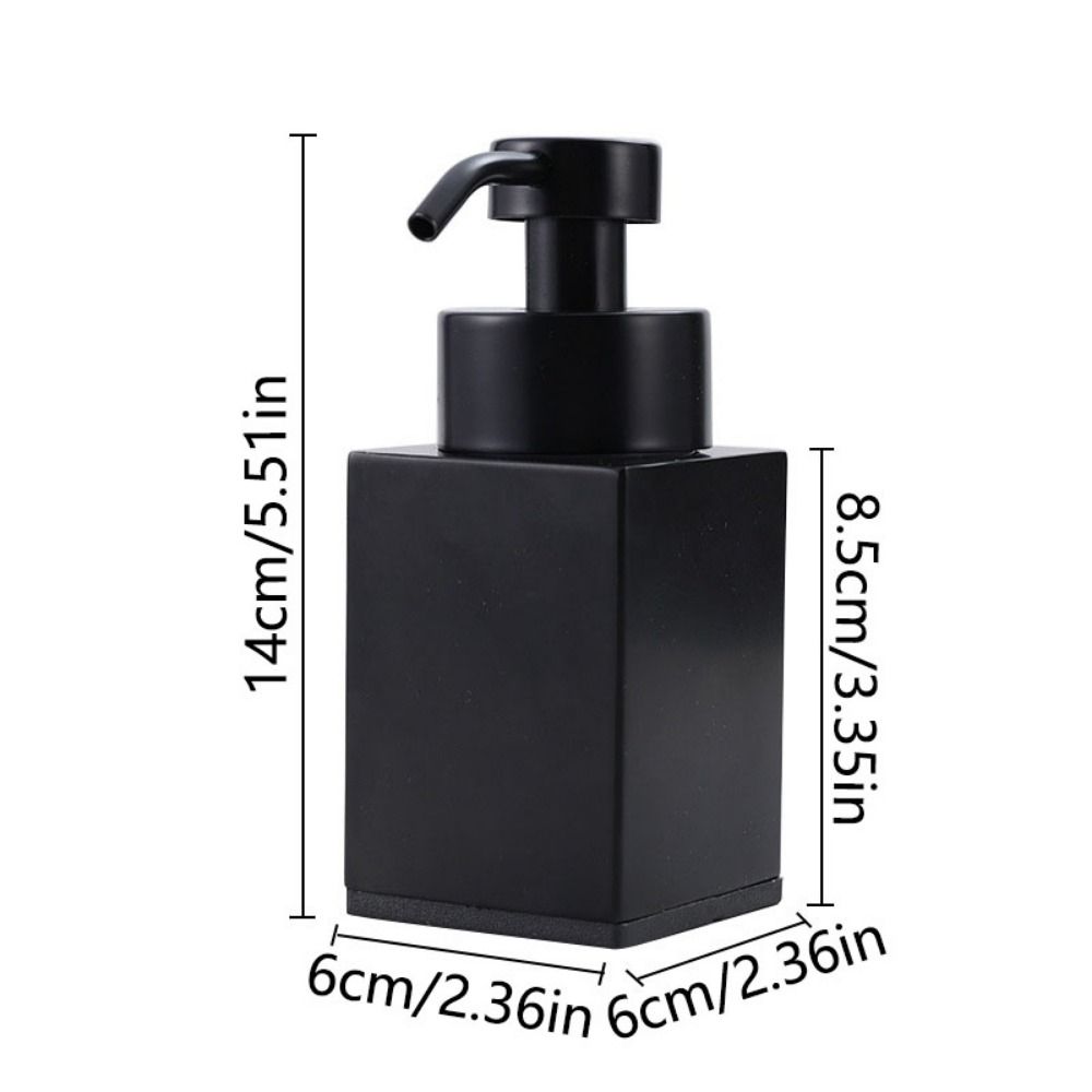 Leak Proof Foaming Soap Dispenser Square Foam Making Container  Countertop