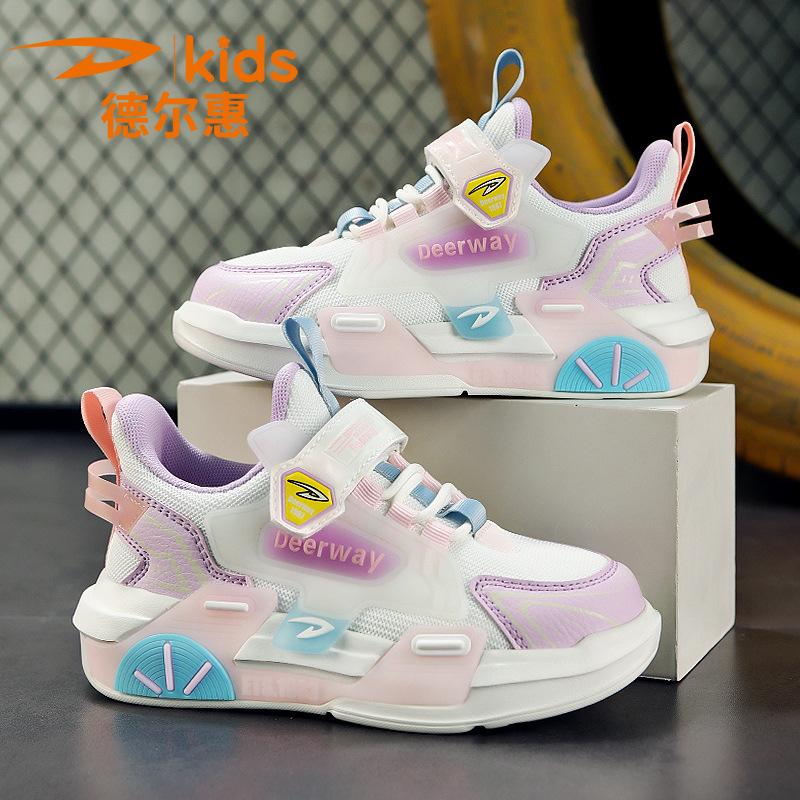Delhui children's shoes, new autumn and winter styles, unisex leather waterproof and non-slip athletic shoes, casual dad shoes for kids