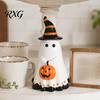 Halloween Party Supplies Ghost Ornament, Cute Tabletop Sculpture, Durable Resin Rustic Decorations Table for Home Festive Shelf Centerpiece