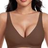 Roagous Deep, Bra Women's Rimless Seamless Bra Women's Rimless Low Chest, Shirt Bra