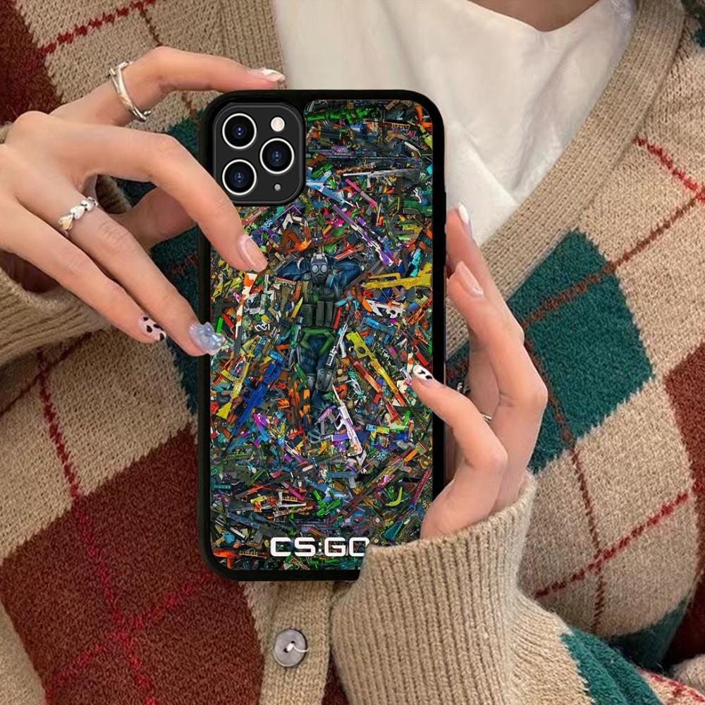 C-Counter-Strike CS Game Phone Case Silicone PC+TPU For For IPhone 11 12 13 14 15 16 Plus Pro Max Cover