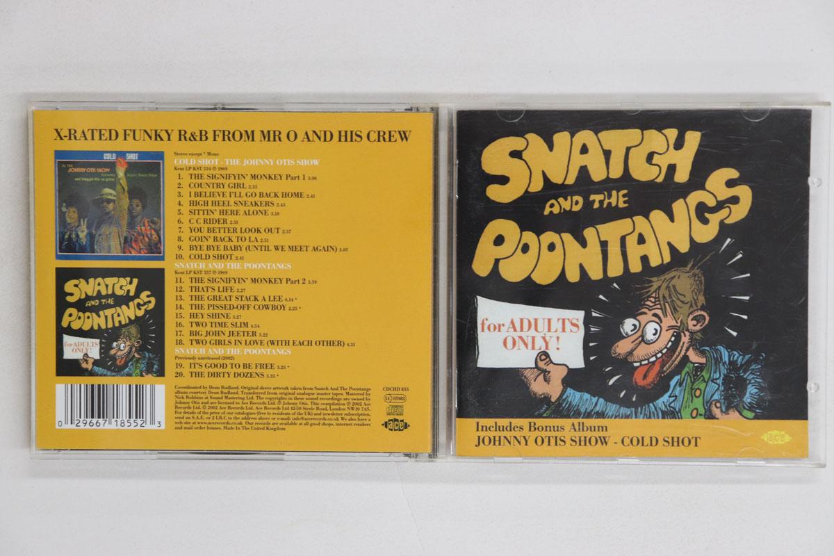 CD JOHNNY OTIS SHOW Cold Shot Snatch And The Poontang CDCHD855 Ace 2002 UK Блюз Б/у