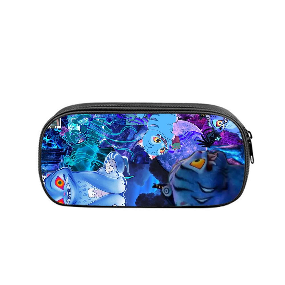 Huntrix Kpop student print pencil bag Kpop witch hunting girl group student storage stationery bag pencil bag KTY