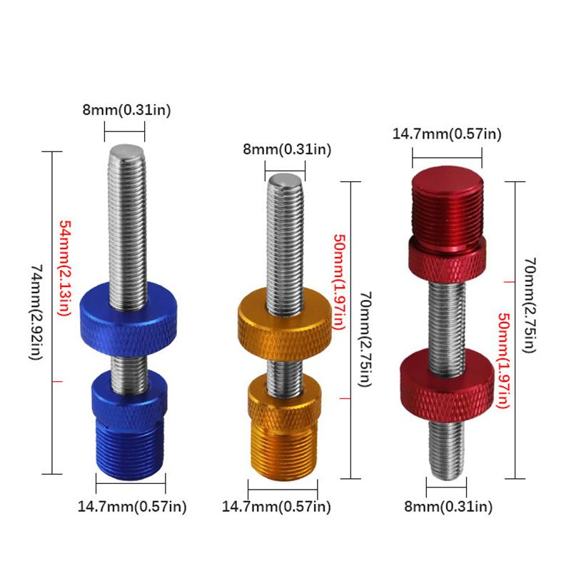 Bicycle Square & Spline Axis BB Bottom Bracket Anti Drop Auxiliary Removal Disassembly Tool For Bike Universal Dismantling Tool