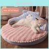 Pet Cozy Dog Bed With High Backrest For Winter Warmth Small Dog Sleeping Mat