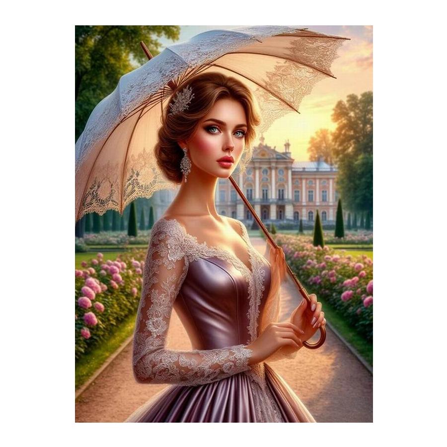 Diy Diamonds Art Painting New Collection Fashionable Woman Full Square Round Drill Rhinestone Embroidery Pretty Girl Mosaic Cross Stitch Kits
