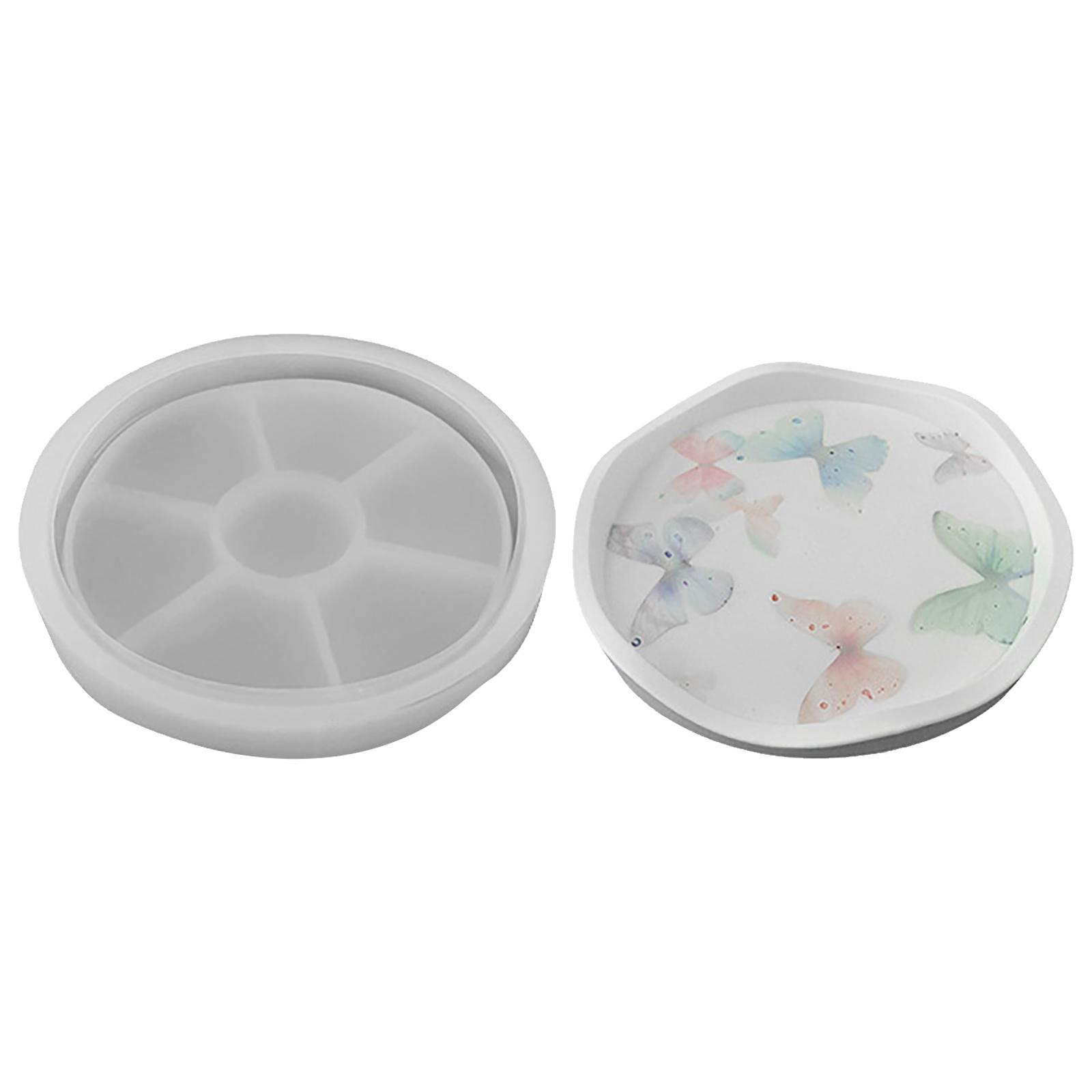 

Clay Moulds Jewelry Tray Moulds Flexible DIY Molds Washable Silicone Print Moulds Suitable for Family Gatherings Parties 285