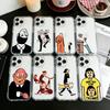 Jean J-Jullien M-Minimalist Art Phone Case For iPhone 17 16 15 14 13 12 11 Mini Pro Max Plus Transparent Cover