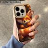 Phone Case: 2D Flat Lambskin Suitable for iPhone 18 17 16 15 14 13 Pro Protective Case, Autumn Leaves Little Fox, Christmas and Halloween Gifts